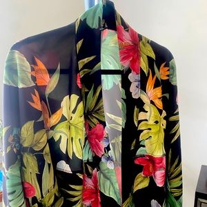 MNG floral blazer